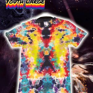 [Hand Dyed] Tie Dye Youth Shirt